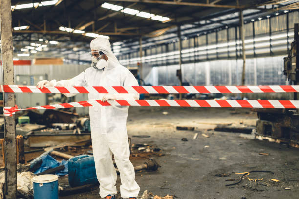 Professional Biohazard technician working in San Carlos, AZ